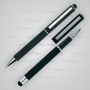 Zestaw piśmienniczy długopis i pióro kulkowe soft touch CLAUDIE
