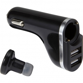 Ładowarka samochodowa USB, bezprzewodowa słuchawka douszna
