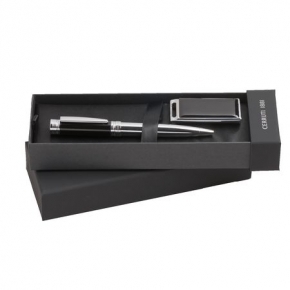 Zestaw NPBU255 - pendrive NAU555 `Zoom Black` + długopis NS5554 `Zoom`