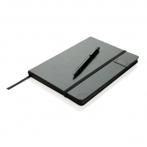 Luksusowy notatnik A5, pamięć USB, długopis