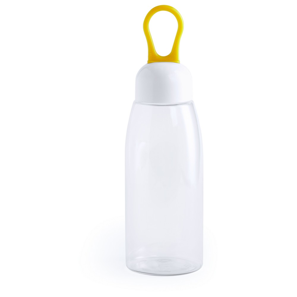 Желтая бутылочка. Бутылочка для воды из титана. Бутылка с желтой ручкой. Тритановая бутылка. Фляжка огнеупорная.