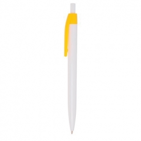 Długopis plastikowy z kolorowym klipsem