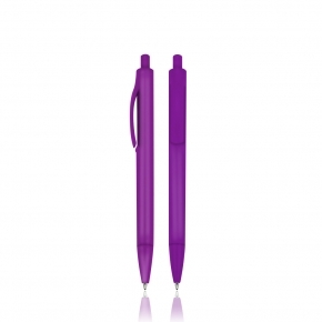 Plastikowy długopis neonowy