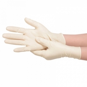 Rękawiczki lateksowe w rozmiarze L